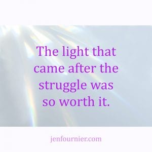 Retreat Reflection: New Found Light After The Struggle by Jen Fournier